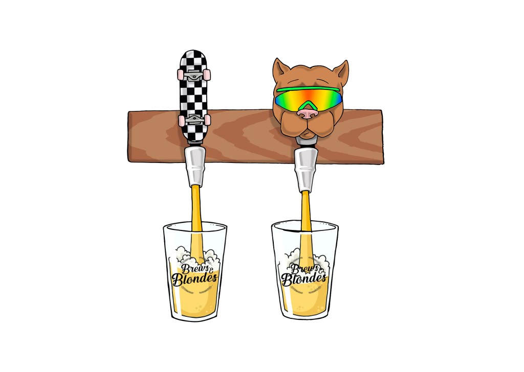 Brews and Blondes, Brews & Blondes, surf culture, skater, skate culture, motocross, harley, motorcycle, welding, beer, brewery, malibu, blondes, rock, almost friday, friday beers, sydney sweeney, euphoria, rebelution, morgan wallen,  post malone